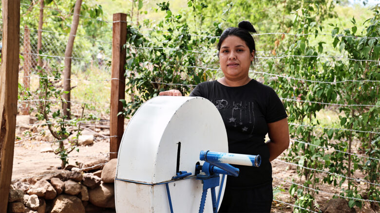 Rita Berenice Betanco en El Lajero, Nicaragua